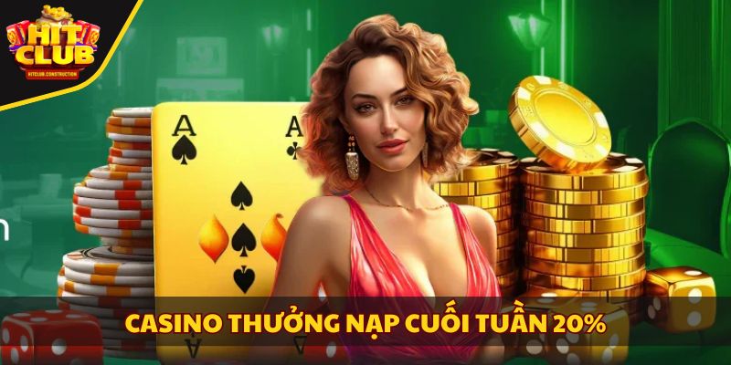 casino thưởng nạp cuối tuần 20%